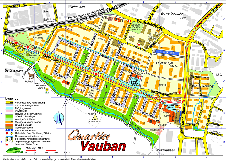 Quartiersplan Vauban