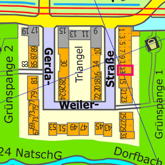 Lage Gerda-Weiler-Stra&szlig;e