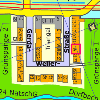 Lage Gerda-Weiler-Stra&szlig;e