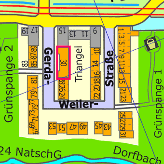 Lage Gerda-Weiler-Stra&szlig;e