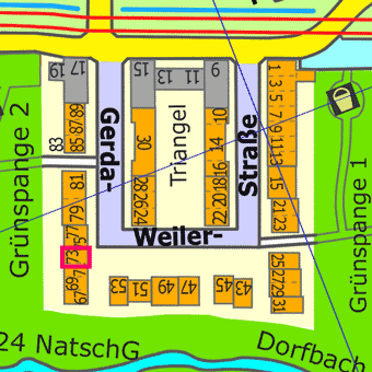Lage Gerda-Weiler-Stra&szlig;e
