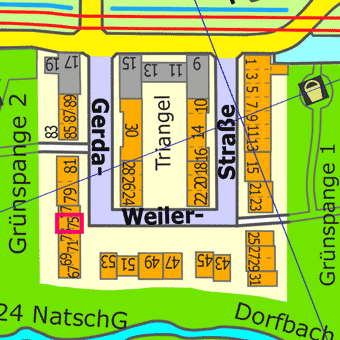 Lage Gerda-Weiler-Stra&szlig;e