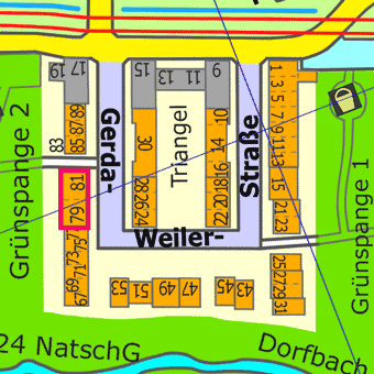 Lage Gerda-Weiler-Stra&szlig;e