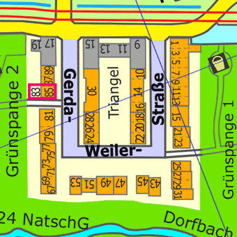 Lage Gerda-Weiler-Stra&szlig;e