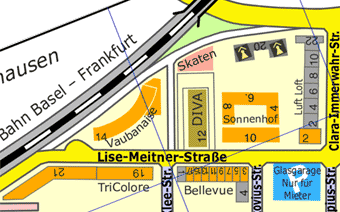 Lage Lise-Meitner-Stra&szlig;e