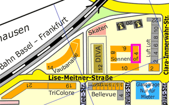 Lage Lise-Meitner-Straße