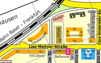 Lage Lise-Meitner-Stra&szlig;e