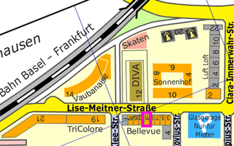 Lage Lise-Meitner-Stra&szlig;e