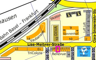 Lage Lise-Meitner-Stra&szlig;e