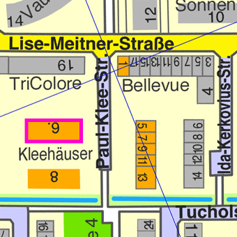 Lage Paul-Klee-Stra&szlig;e