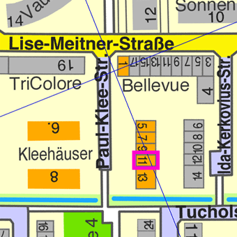 Lage Paul-Klee-Stra&szlig;e