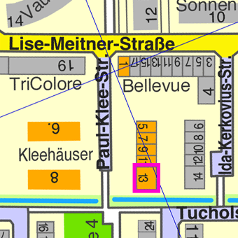 Lage Paul-Klee-Stra&szlig;e