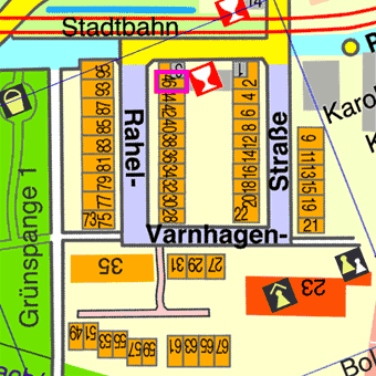 Lage Rahel-Varnhagen-Straße
