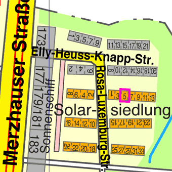 Lage Rosa-Luxemburg-Straße