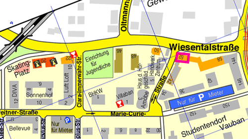 Lage Wiesental-Straße