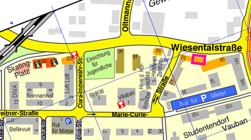 Lage Wiesental-Straße